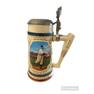 Rare "Cy Young"  Legends of Baseball Signature Series Tankard w/papers A0024